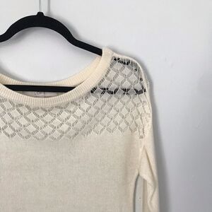 Loft cream colored lightweight sweater